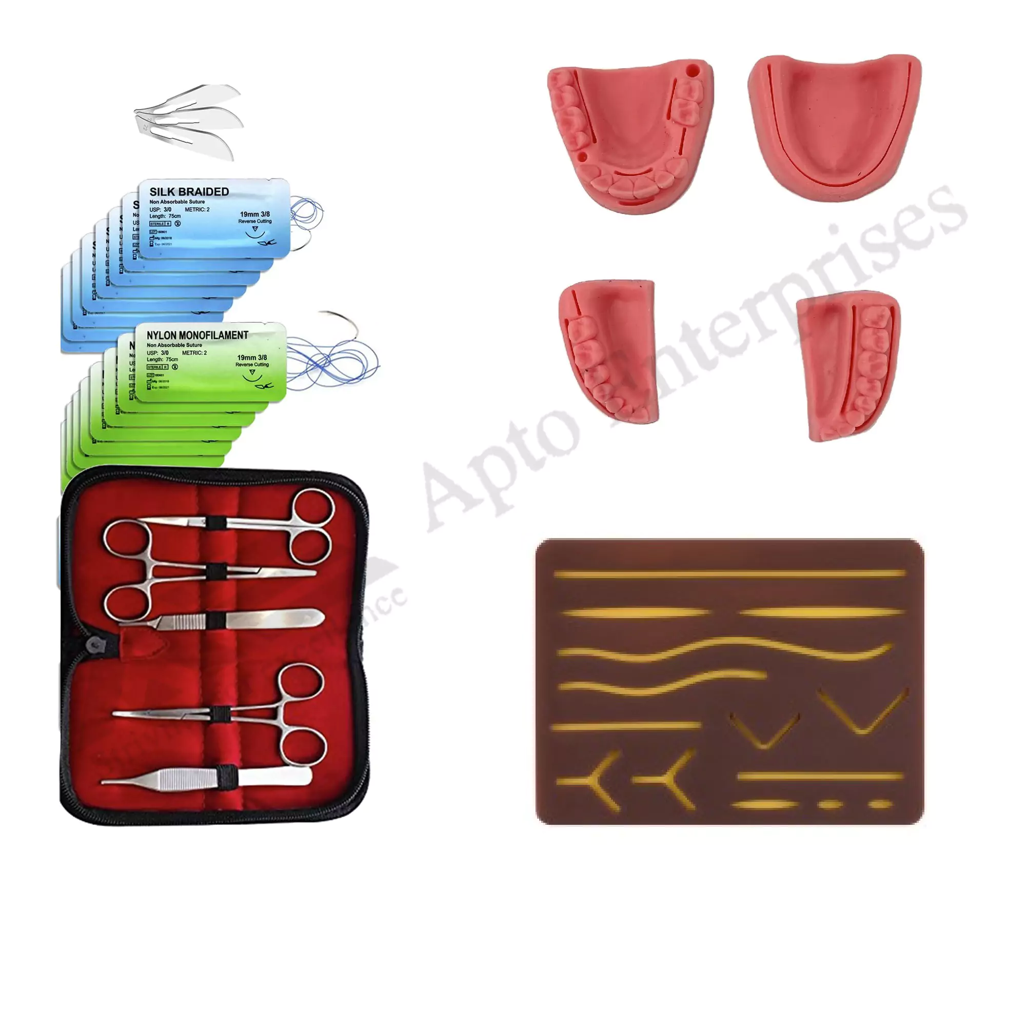 Ultimate Dental Suture Practice Kit with Variety Suture Threads